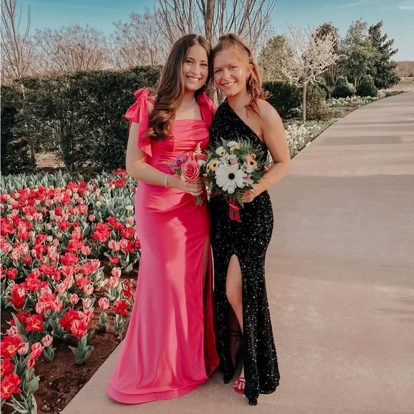 chinese dress ladies Long Pastel Floral Mermaid Prom Dress D145